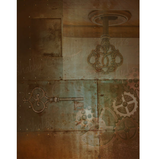 Steampunk Background 003