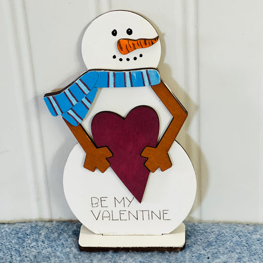 Be My Valentine Snowman