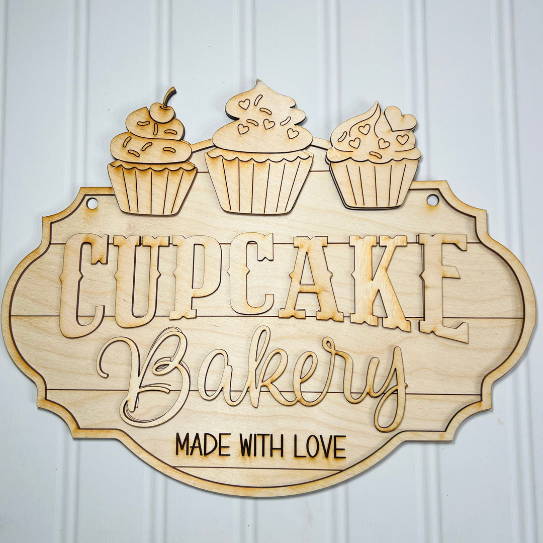 Cupcake Bakery Sign