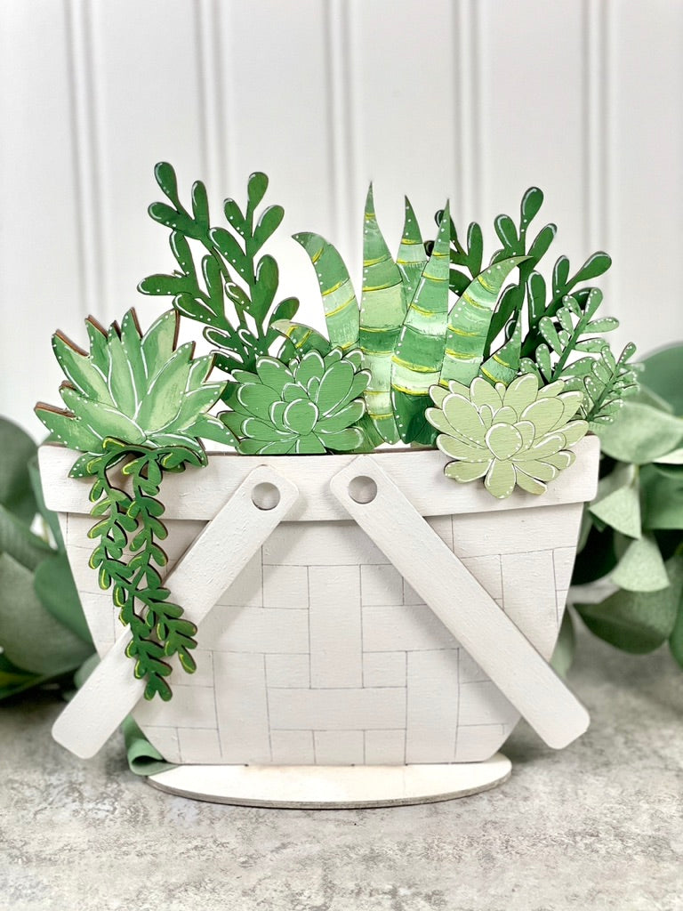 Succulents Insert For Basket