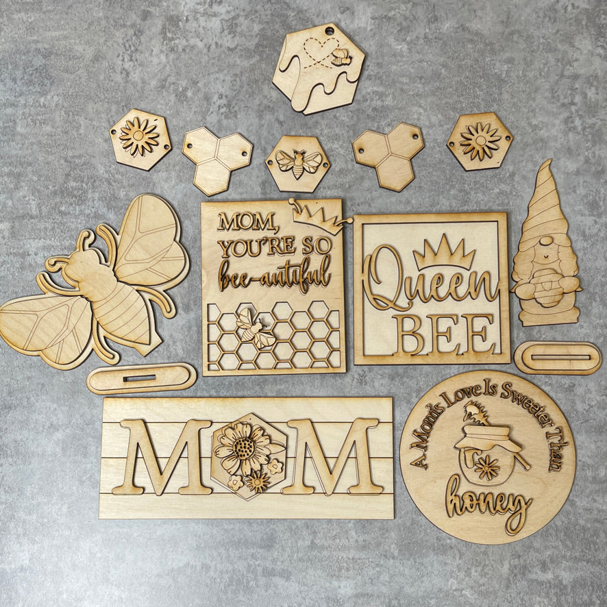 Queen Bee Mother's Day Tiered Tray