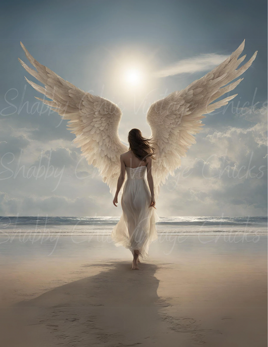 Angel On The Beach
