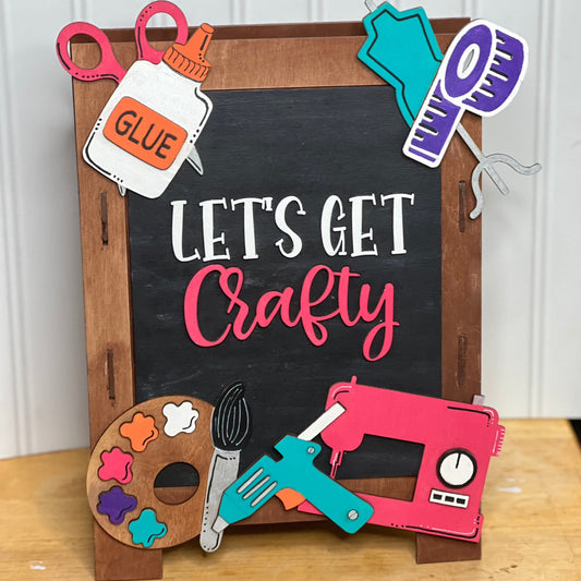 Let’s Get Crafty Sandwich Sign Add-on
