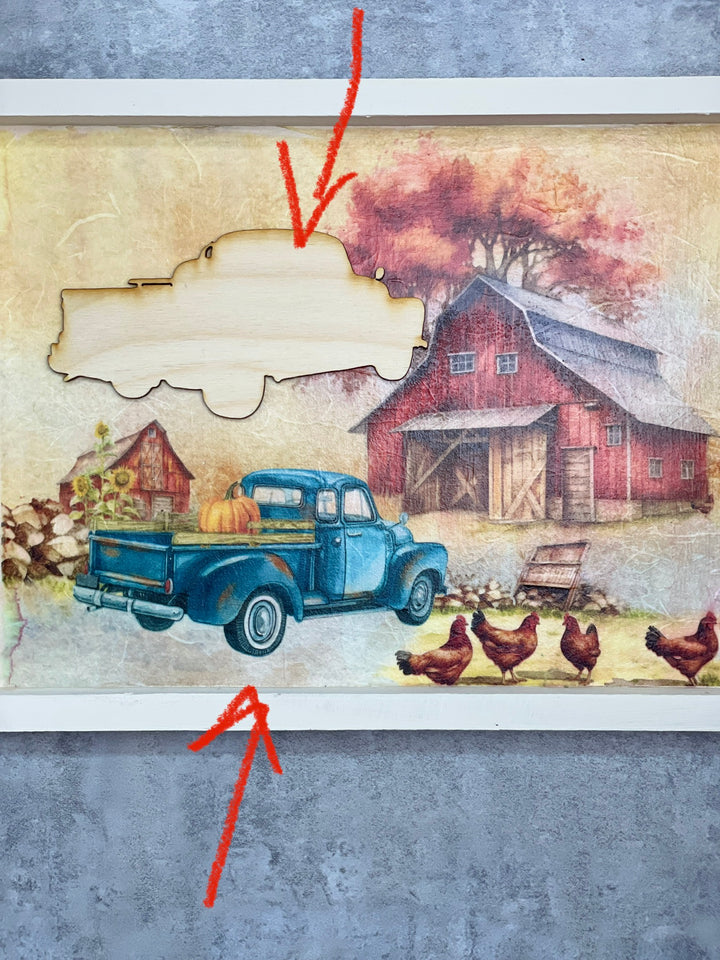 Truck Cutout for August Sorority Printable