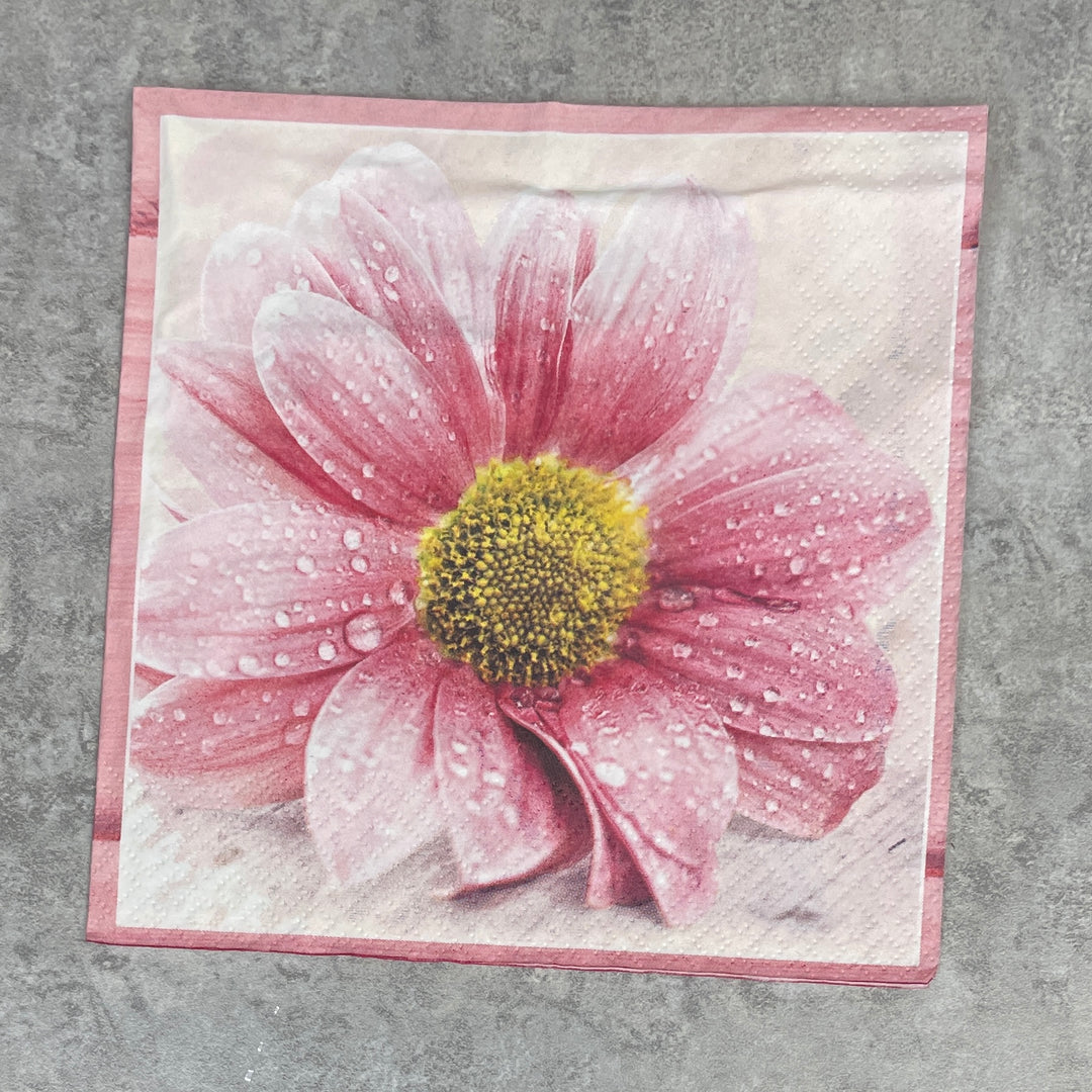 Candy Pink Flowers Napkin