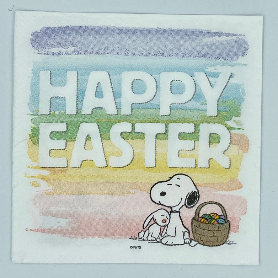Snoopy Easter Napkin