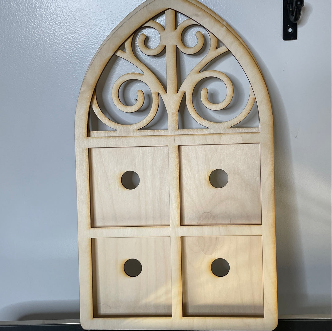 Interchangeable Arched Window Frame