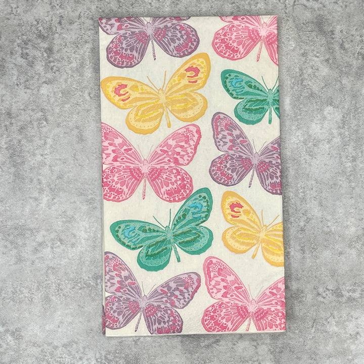 Spring Butterfly Guest Towel Napkin