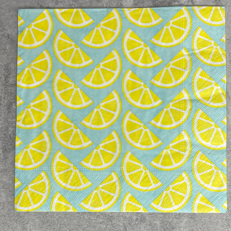 When life gives you lemons napkin