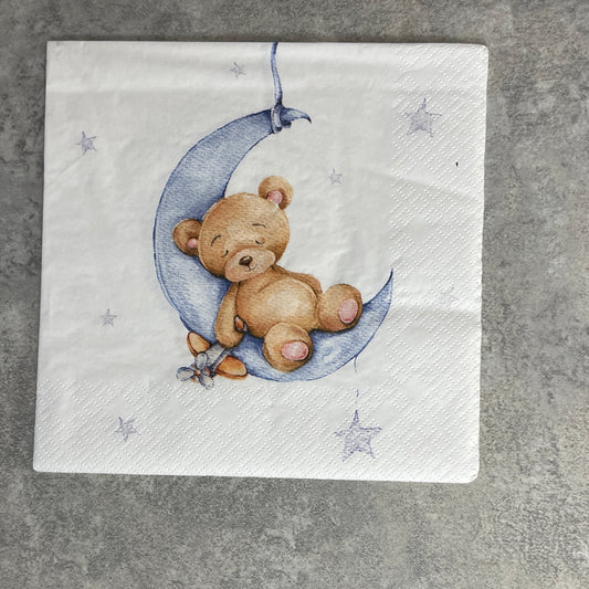 Love you to the moon and back napkin