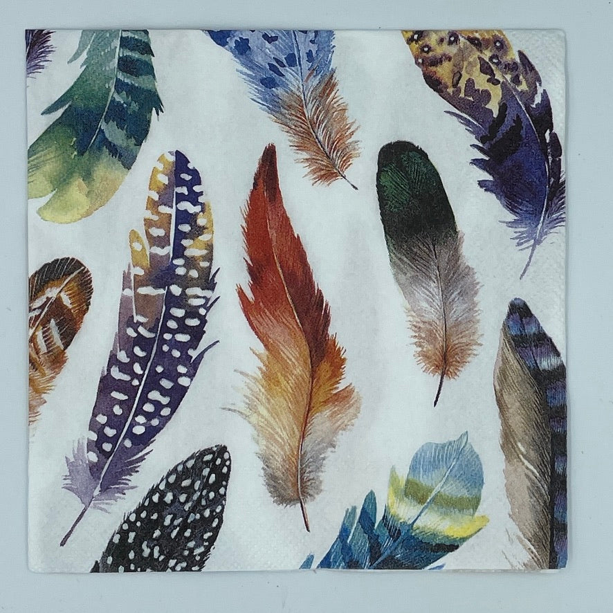 Modern Feathers Napkin
