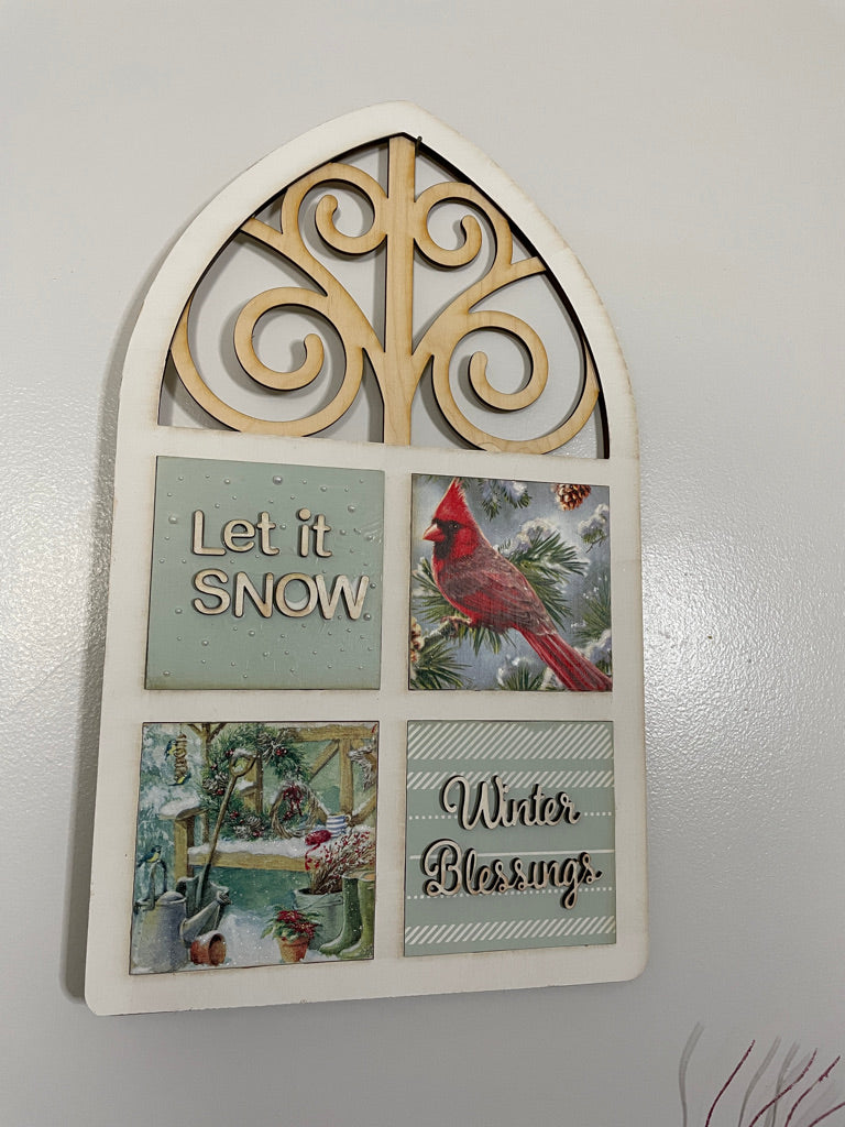 Interchangeable Arched Window Frame