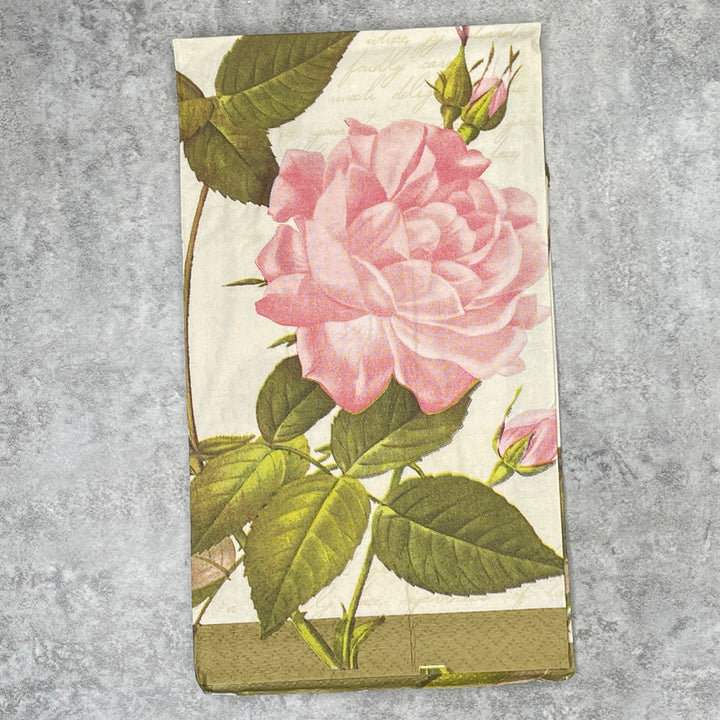 Vintage Rose Guest Towel Napkin