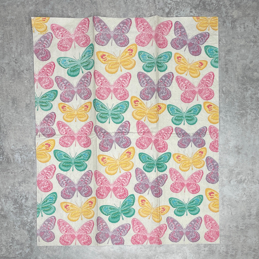 Spring Butterfly Guest Towel Napkin