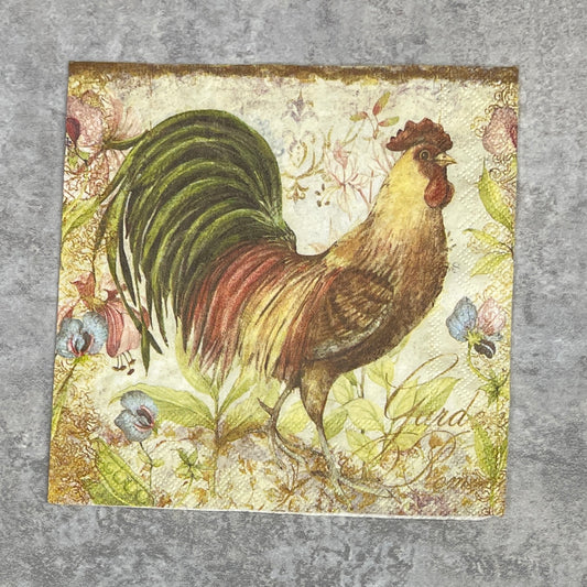 Proud Rooster Cocktail Napkin