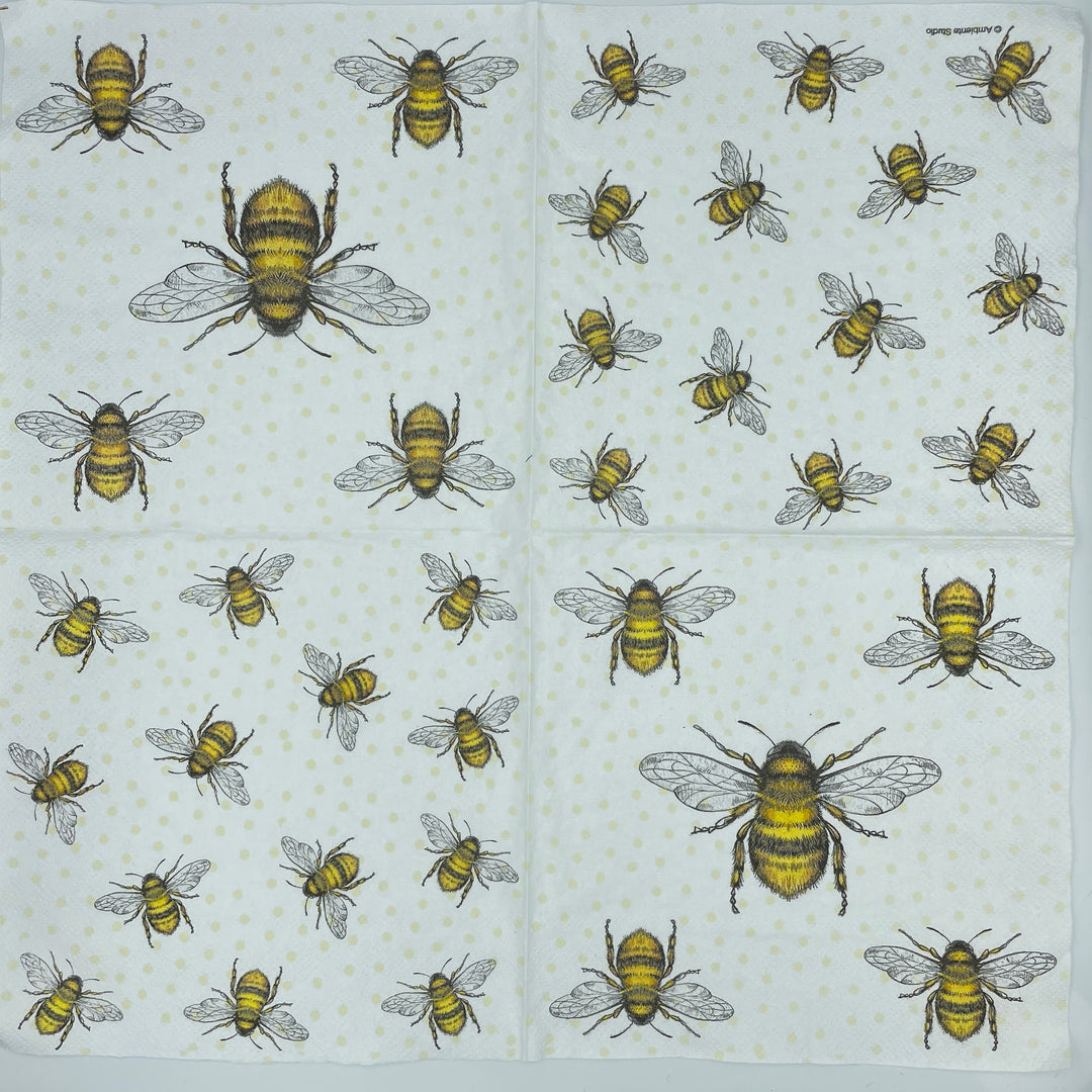 Flying Bees Napkin