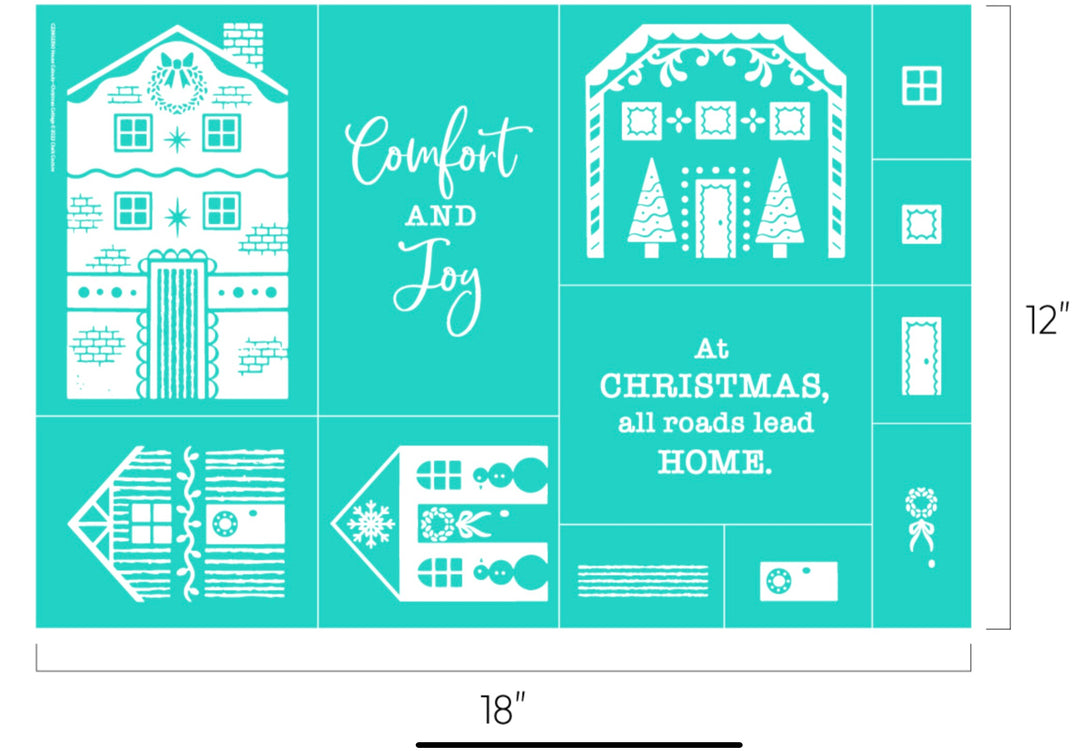 House Cutouts - Christmas Cottage