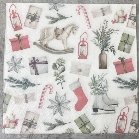 Nostalgic Christmas Napkin