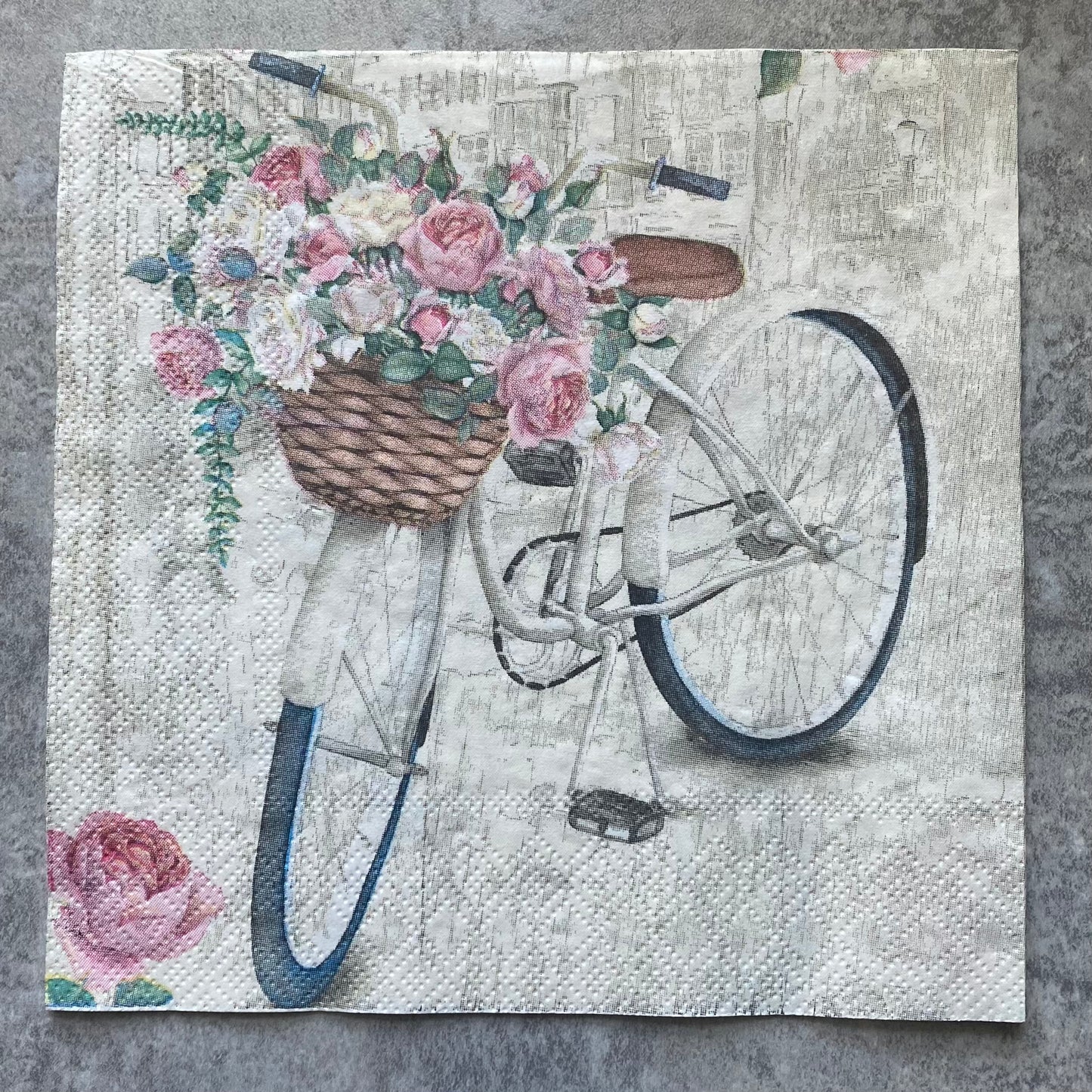 Vintage Bicycle Napkin