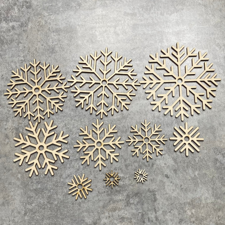 Ten Pack Of Snowflakes