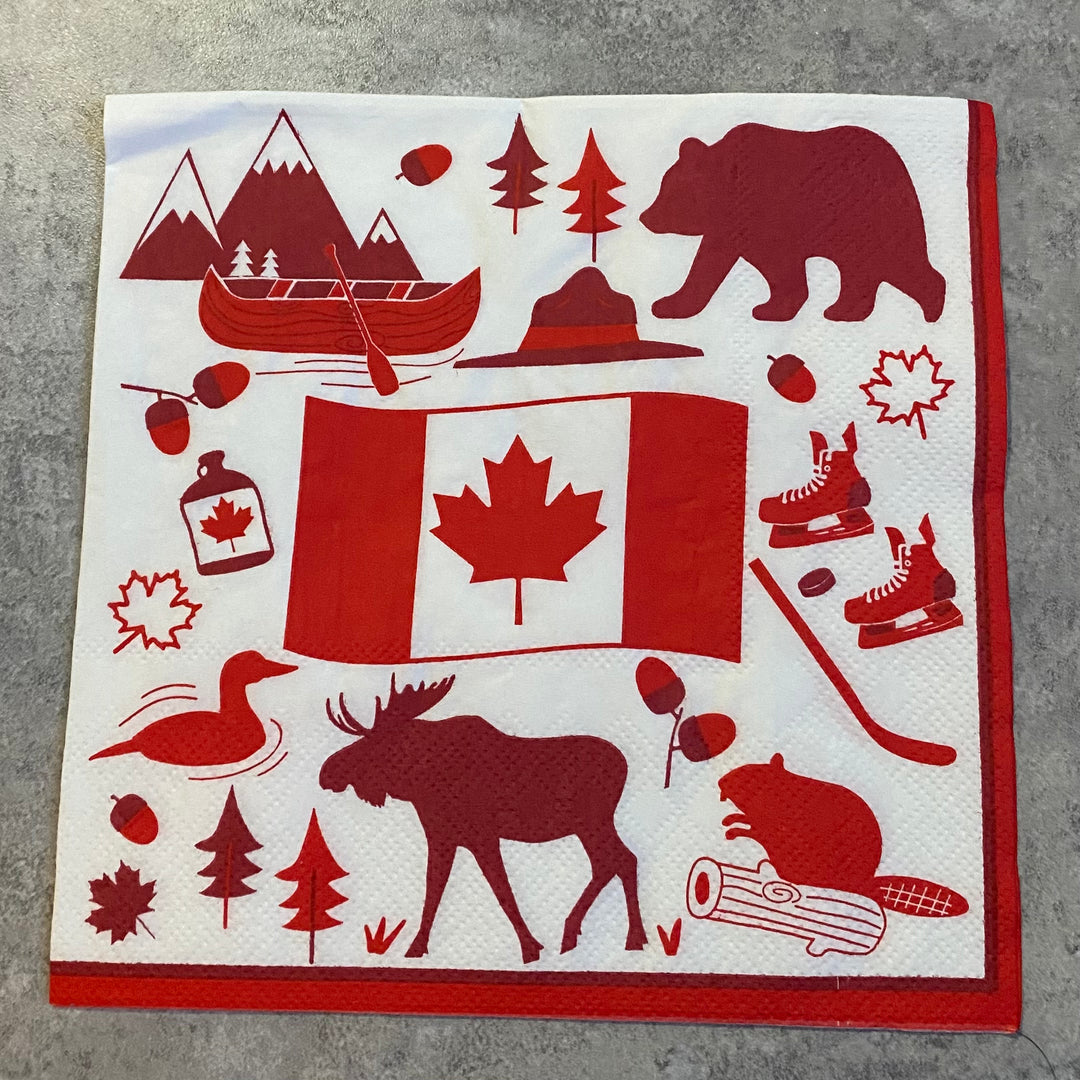 Canadian Icons Napkin