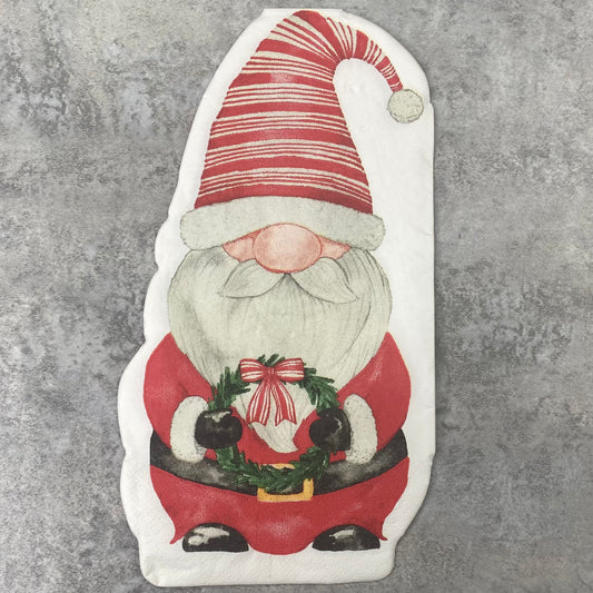 Santa Gnome Napkin