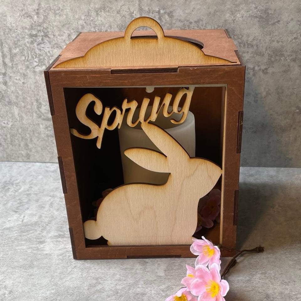Spring Bunny Lantern Interchangeable