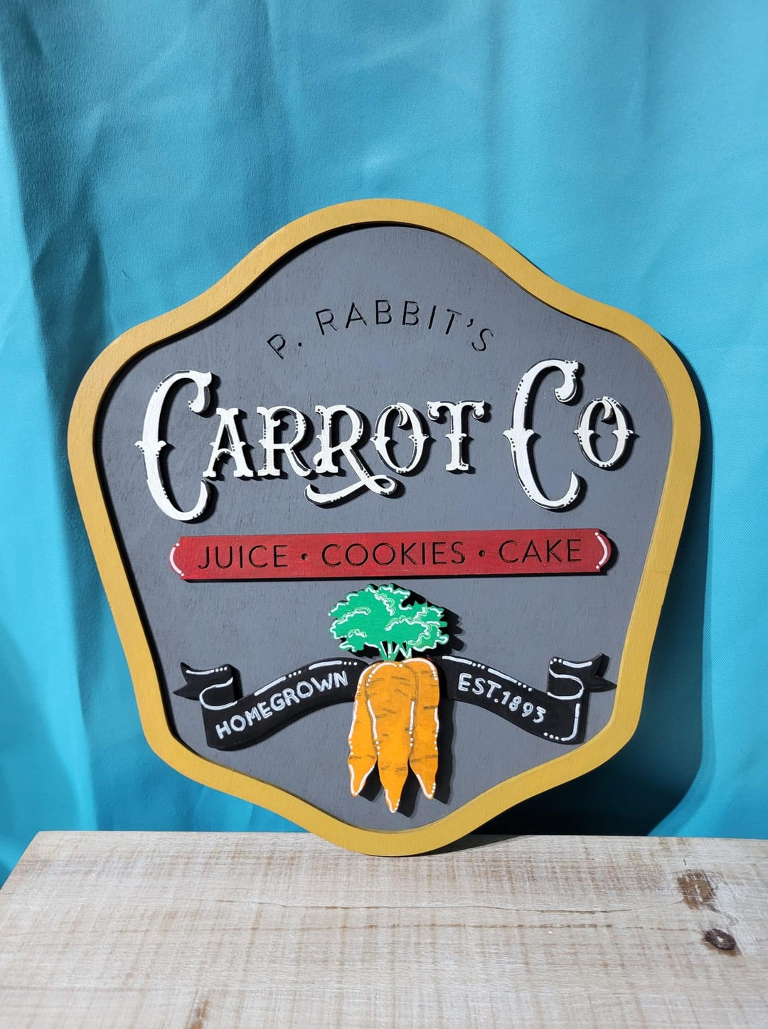 P Rabbit Carrot Co. Sign